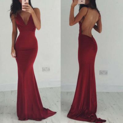 Prom Dress,Prom Dresses,Prom Dresses V Neck,Backless Prom Dresses,Prom Dresses Red,Mermaid Formal Gowns,Sexy Party Dresses,Backless Pageant Dresses,Evening Dresses Mermaid,Sexy Dresses for Women,Prom Dresses Custom,Formal Gowns Plus Size