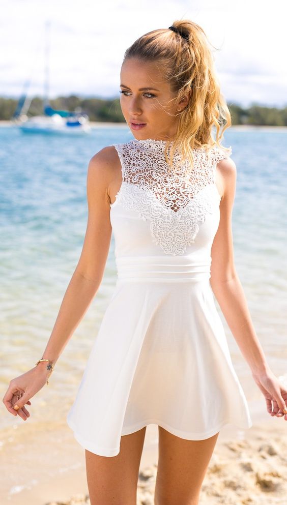 white dresses for teens